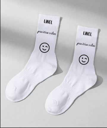 Positive Vibes Crew Socks